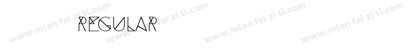 字匹喏曹 Regular字体转换